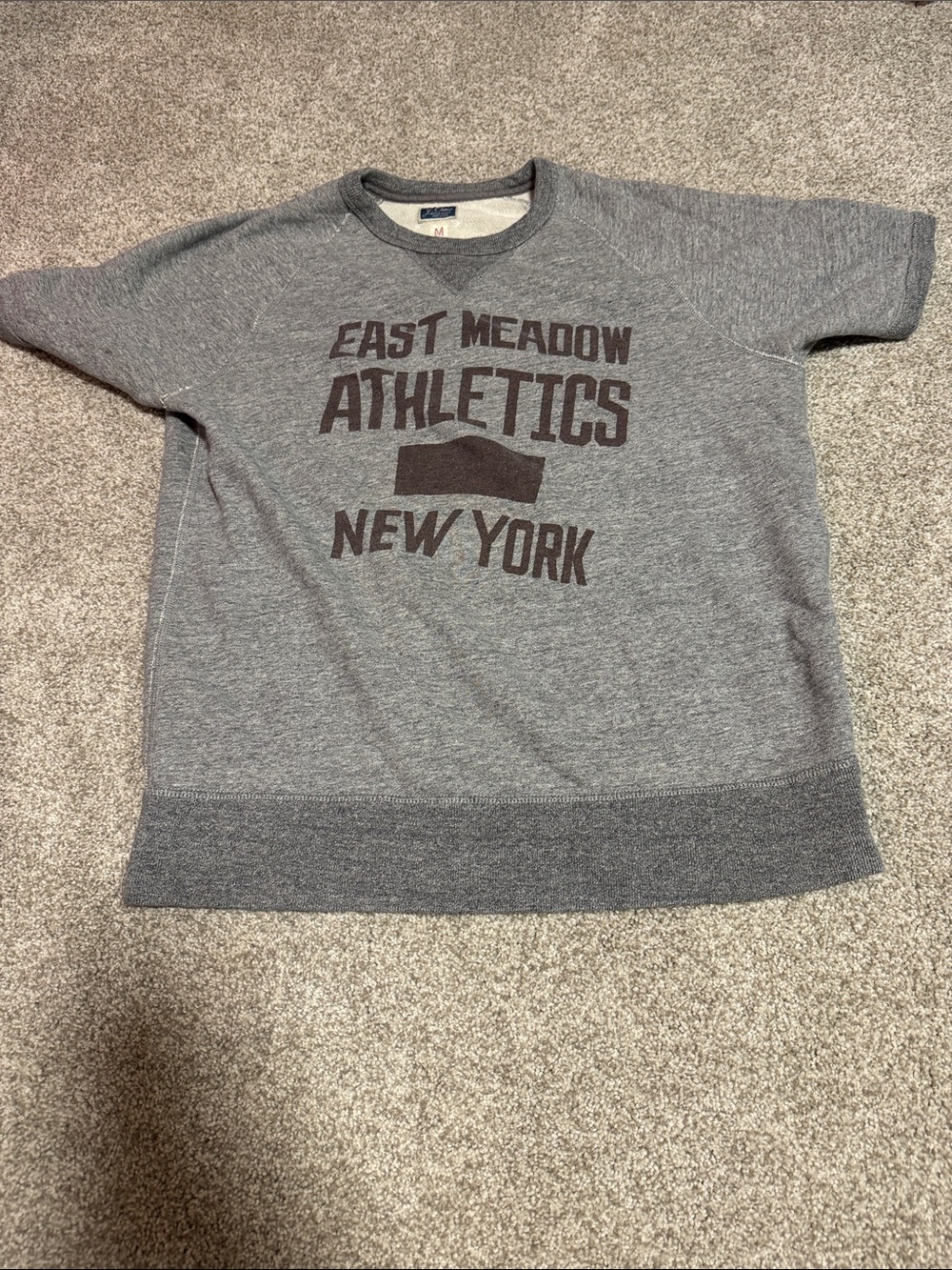 J crew vintage Gray Short-Sleeve Men's Sweater